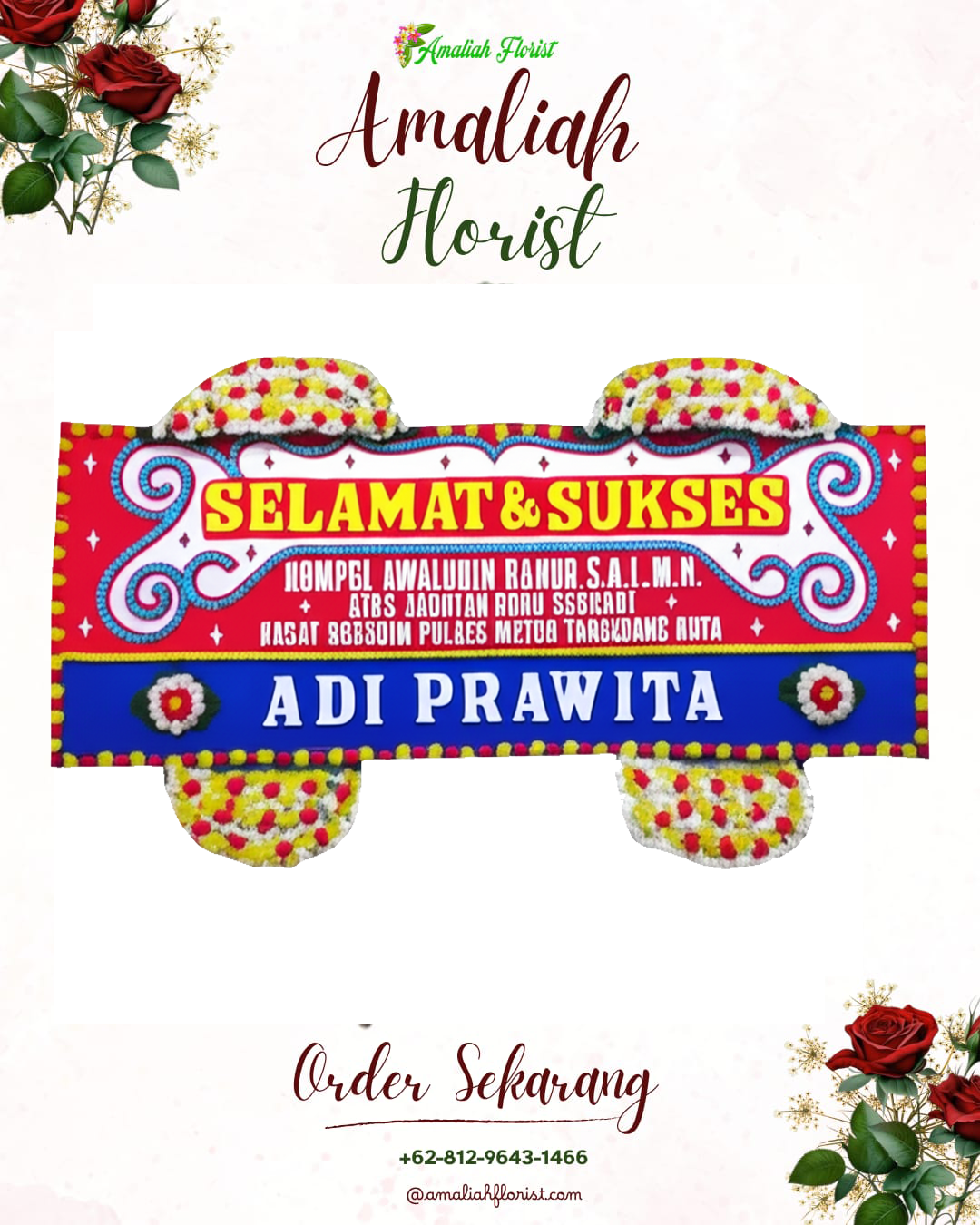 Papan Bunga Ucapan Selamat Medan Marelan